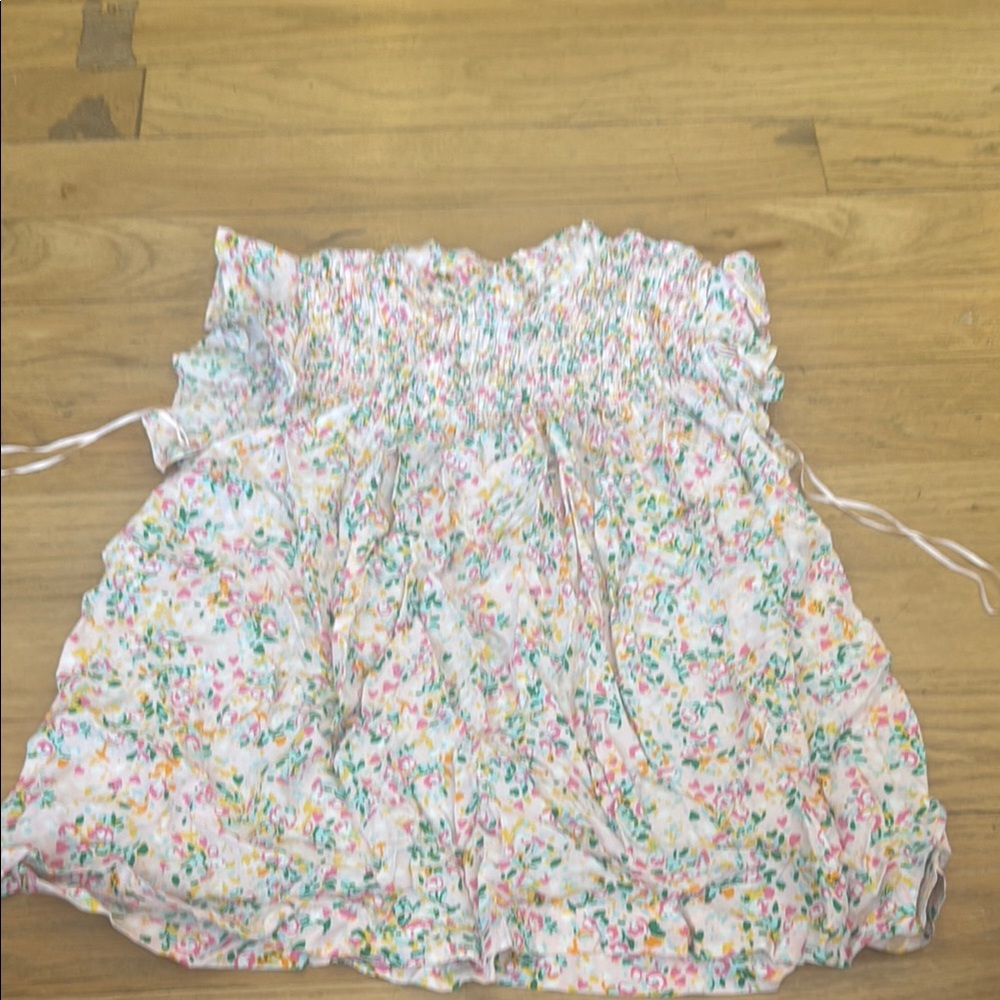 Floral Smocked Blouse